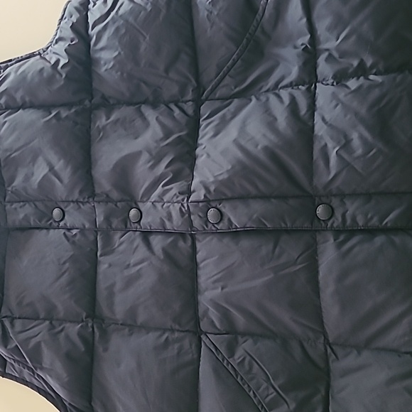 Lands End navy blue vest - Picture 3 of 5